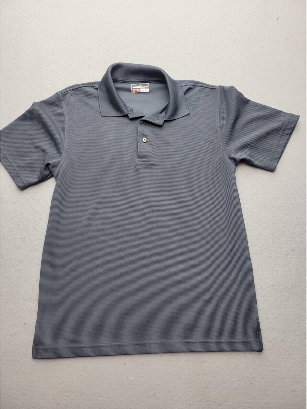 Grand Slam Men's Polo Medium Grey Golf China Performance Athletic